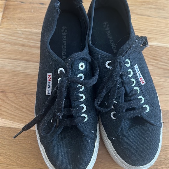 Superga black platform sneakers - Picture 2 of 5